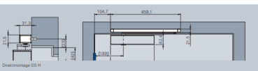 ECO Gleitschiene GS-H - RAL 9016